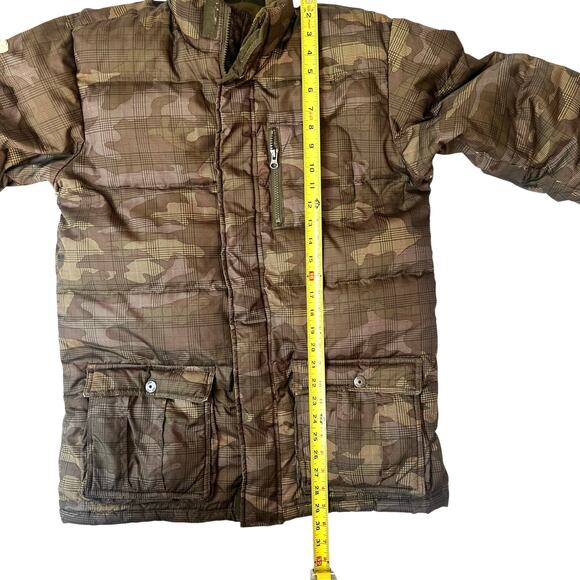 GAP Kids XXL Camo Houndstooth Sherpa-Lined Parka Jacket – Rare Y2K Style - Picture 8 of 12